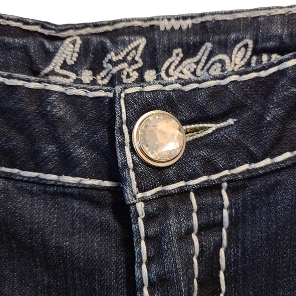 LA Idol mid-rise jeans W35 L34 - Picture 7 of 9